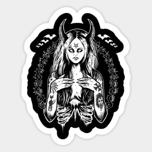 Tattooed Dead Girl Sticker